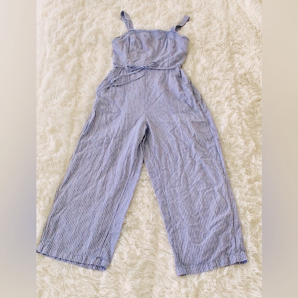 Old Navy Blue Jumpsuit with Relaxed Fit and Lightweight Fabric